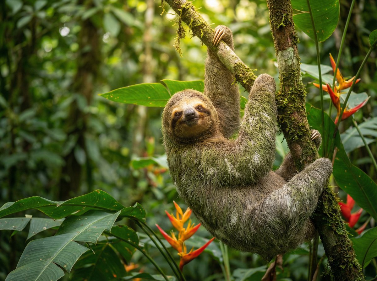 人兽树懒慢生活视频